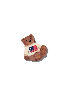 Solar Eclipse Americana Teddy Bear Hair Claw
