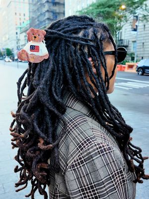 USA Teddy Bear Hair Claw
