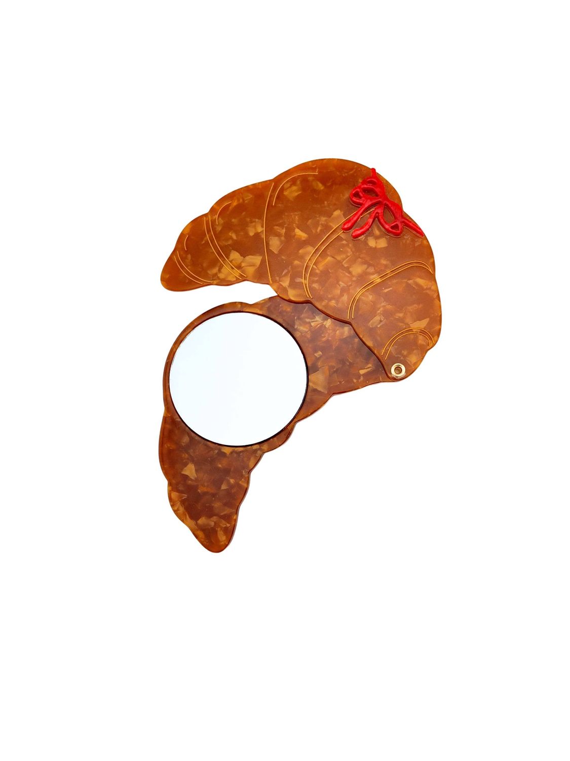 Solar Eclipse Croissant Compact Mirror