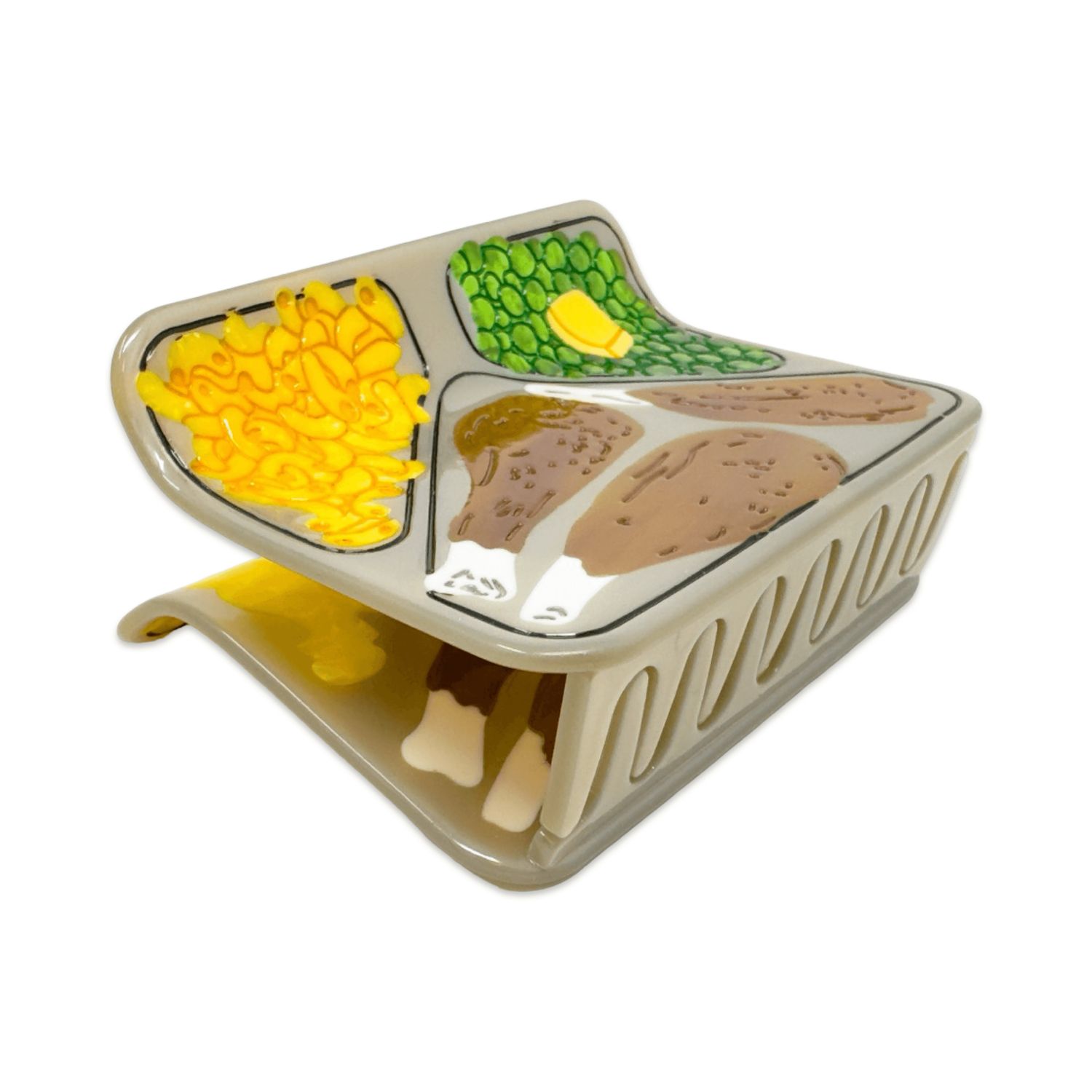 Large Tv Dinner Hair Claw