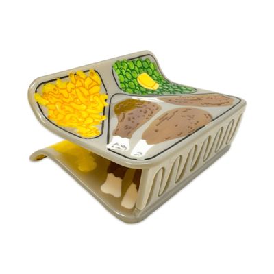 Large Tv Dinner Hair Claw