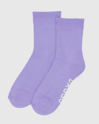 Baggu Ribbed Socks Wisteria One Size