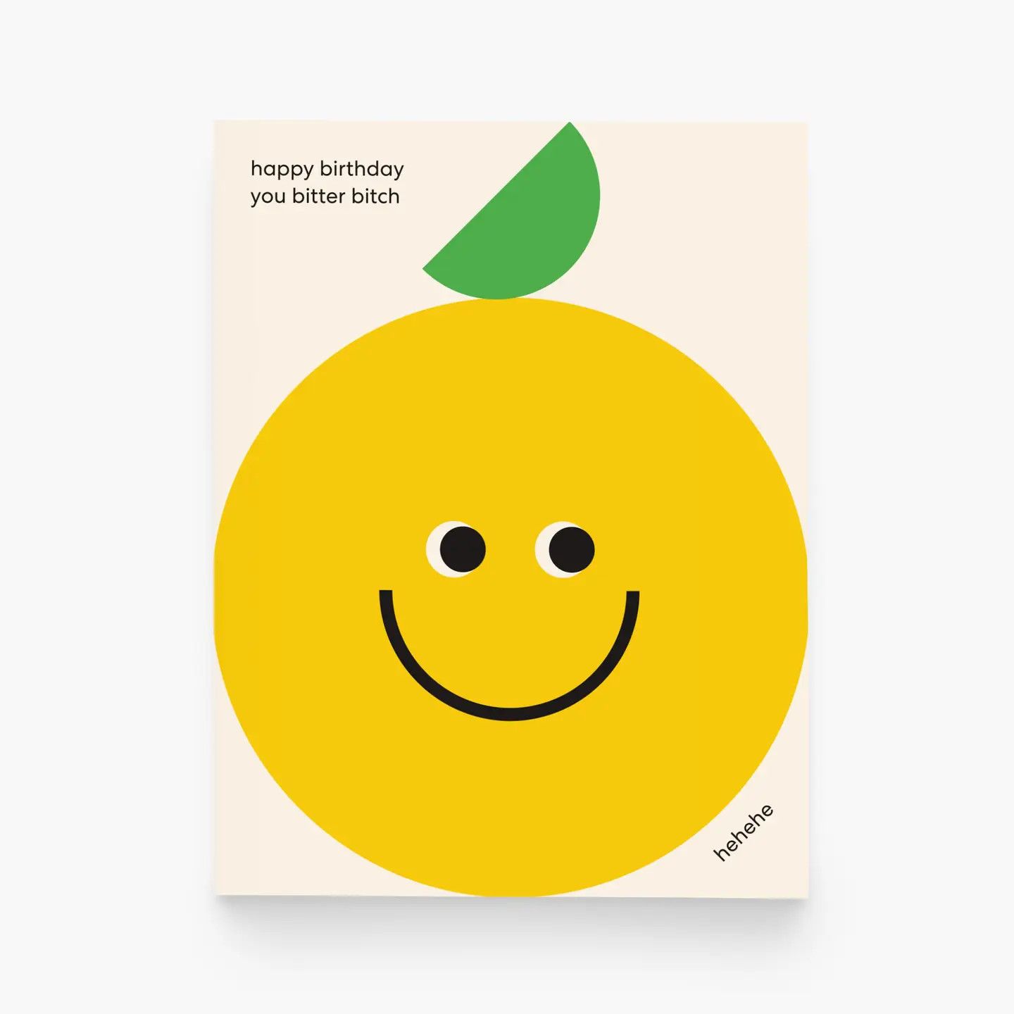 Bitter Lemon Birthday Card