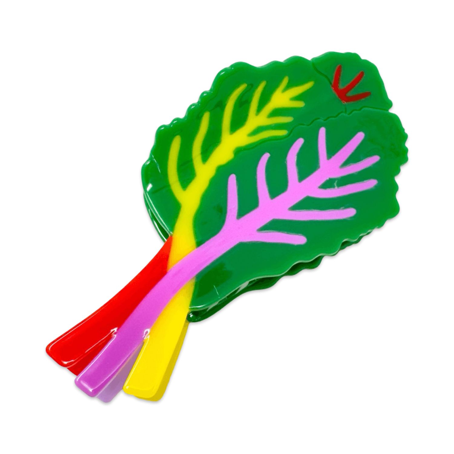 Xl Rainbow Chard Hair Claw
