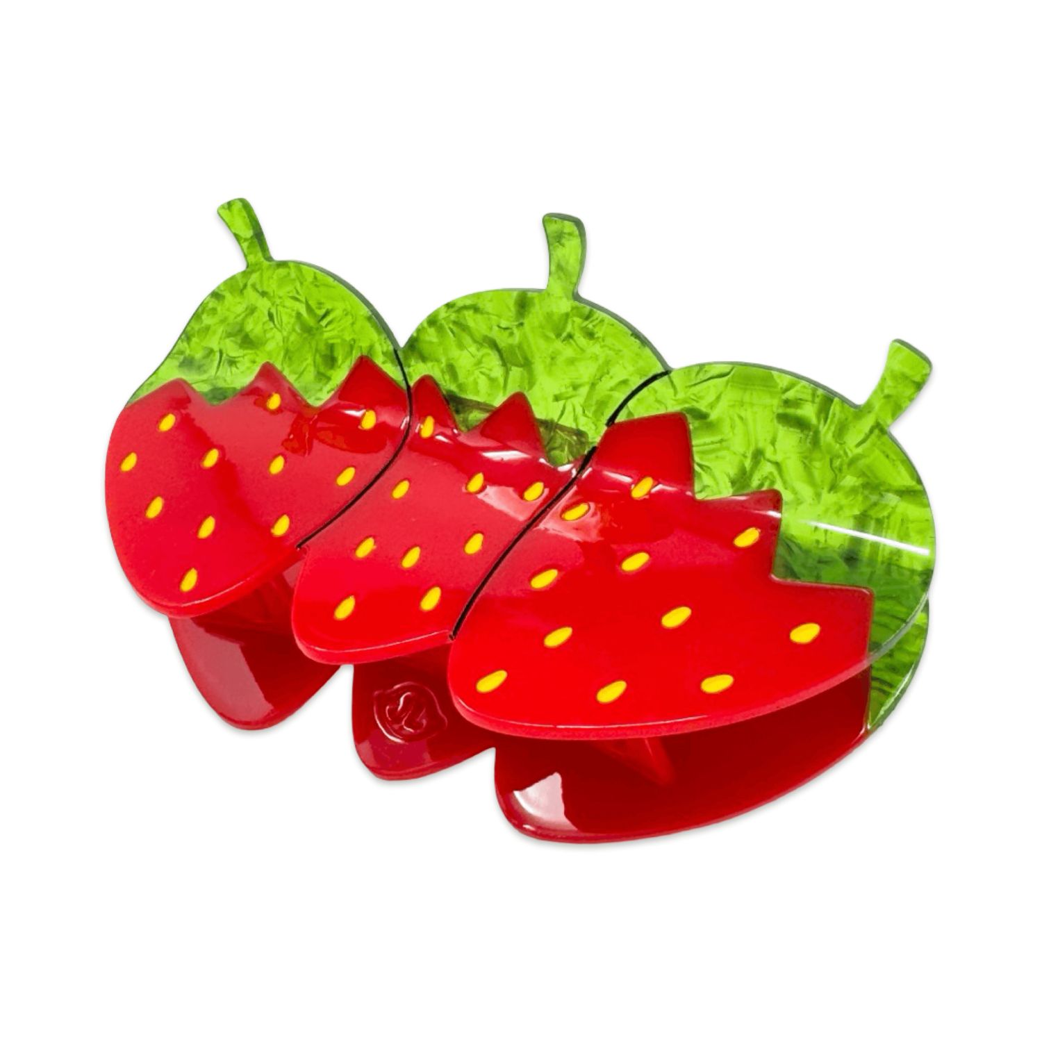 Xl Red Strawberry Hair Claw