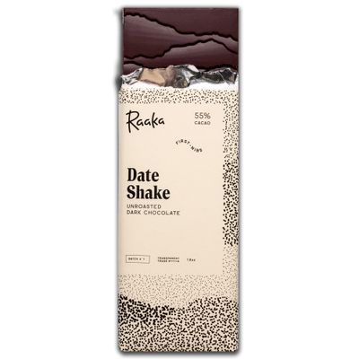 Raaka Chocolate Bar 55% Date Shake - Limited Edition Batch