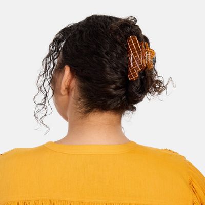 Baby Nimbus Claw in Caramel Plaid
