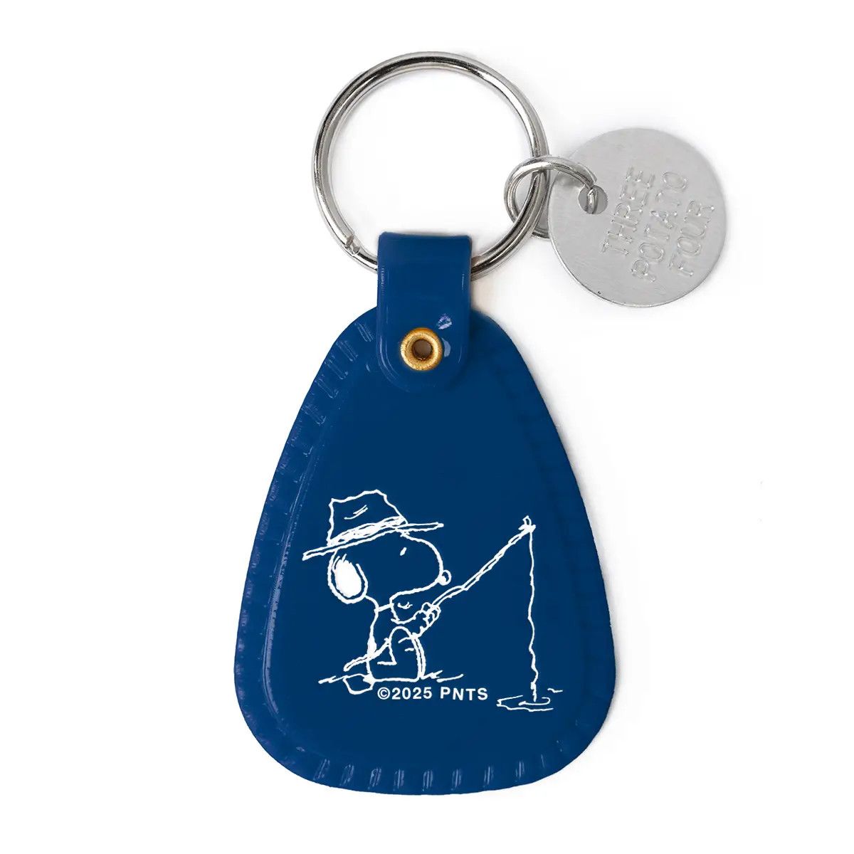 Snoopy Fisherman Saddle Keychain