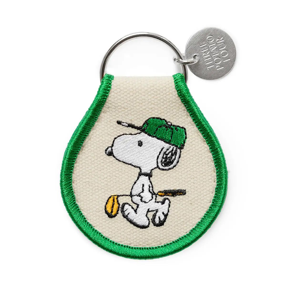 Snoopy Golf Patch Keychain