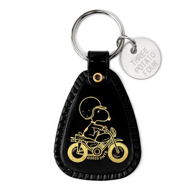 Snoopy Motorcycle Saddle Keychain