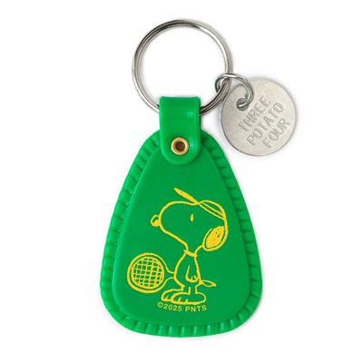 Snoopy Tennis Saddle Keychain