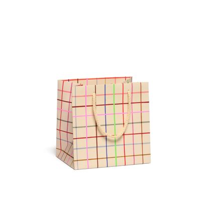 Color Grid Gift Bags