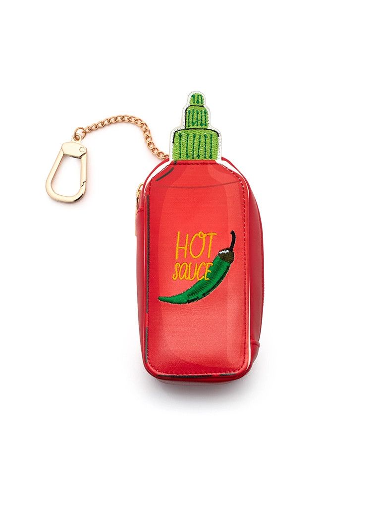 2-in-1 Bag Charm &amp; Reusable Bag Hot Sauce Bottle