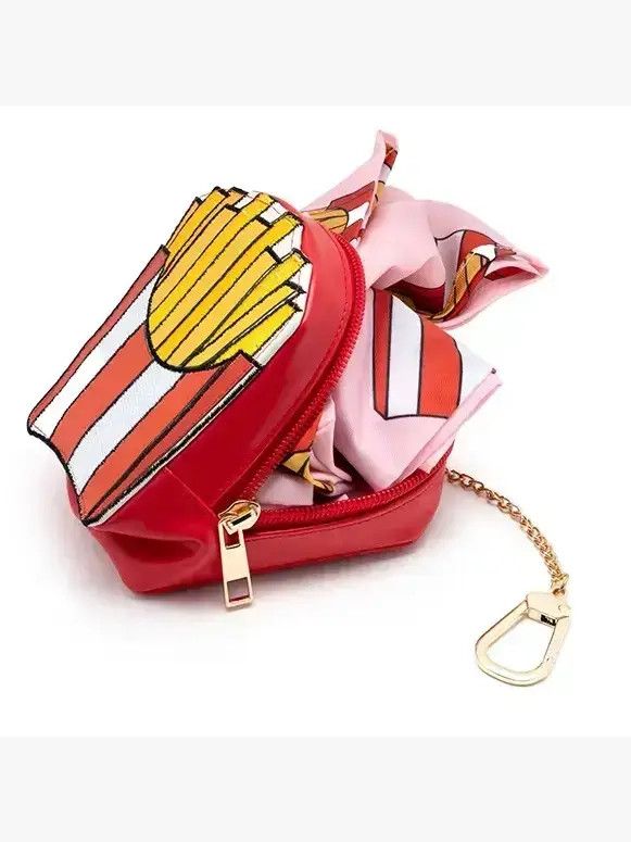 2-in-1 Bag Charm &amp; Reusable Bag French Fries