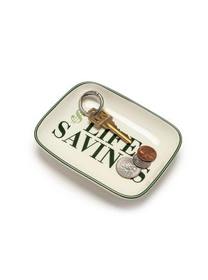 Ceramic Trinket Tray $ Life Savings $