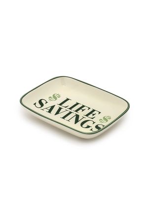 Ceramic Trinket Tray $ Life Savings $