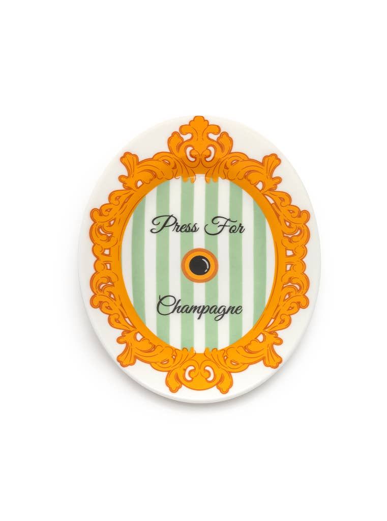 Ceramic Trinket Tray Press For Champagne