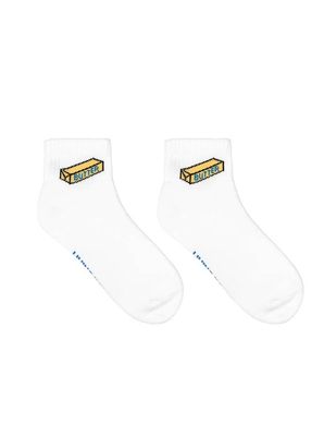 Classic Ankle Socks Butter Stick White