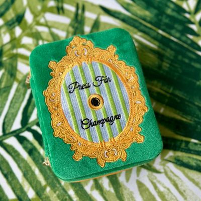 Velvet Jewelry Case Press For Champagne
