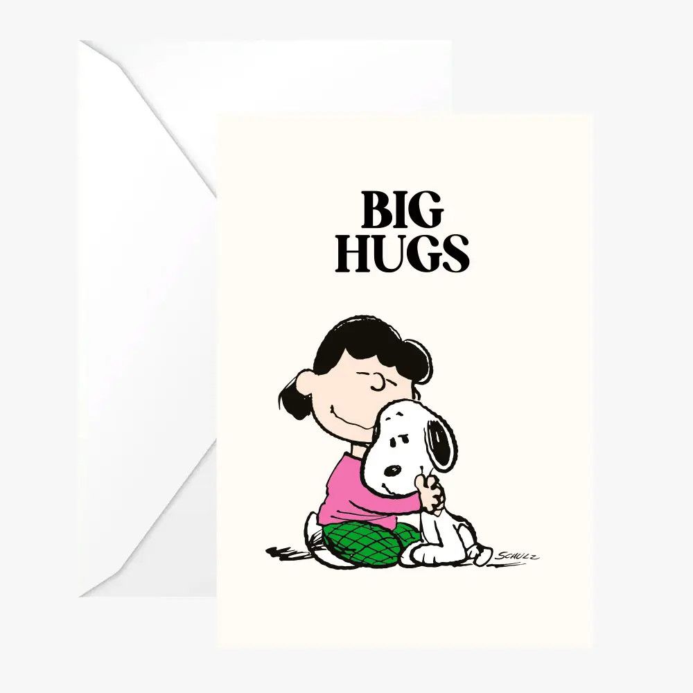 Double Snoopy &quot;Big Hugs&quot; Card