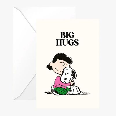 Double Snoopy &quot;Big Hugs&quot; Card