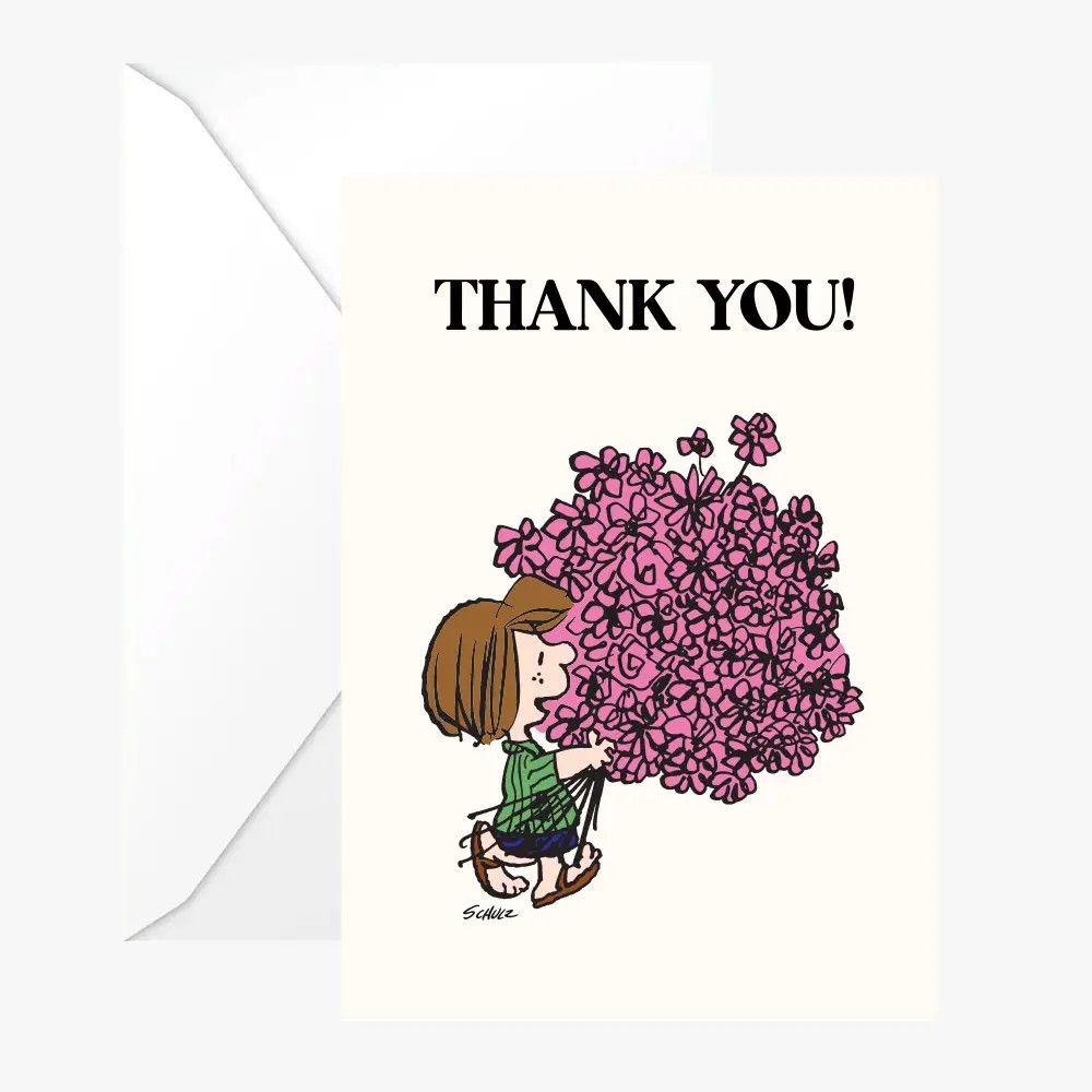 Double Snoopy &quot;Thank You&quot; Card