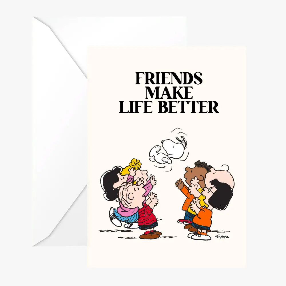 Double Snoopy &quot;Friends&quot; Card