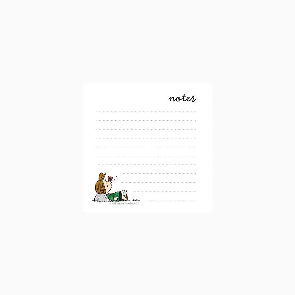 Snoopy &quot;Peppermint Patty&quot; Note Pad Notes