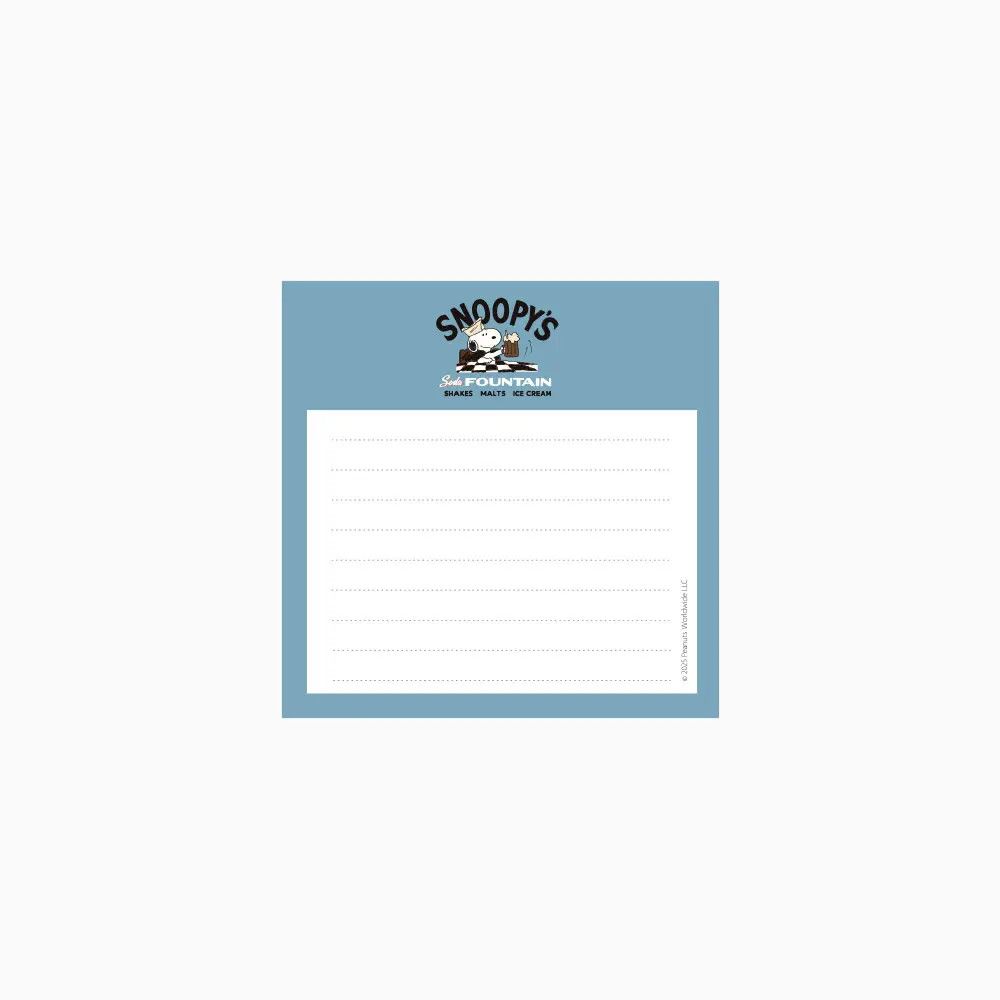 Snoopy &quot;Places&quot; Note Pad