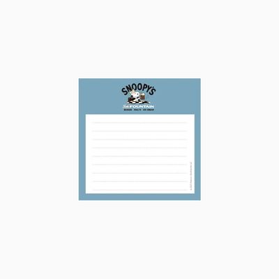 Snoopy &quot;Places&quot; Note Pad