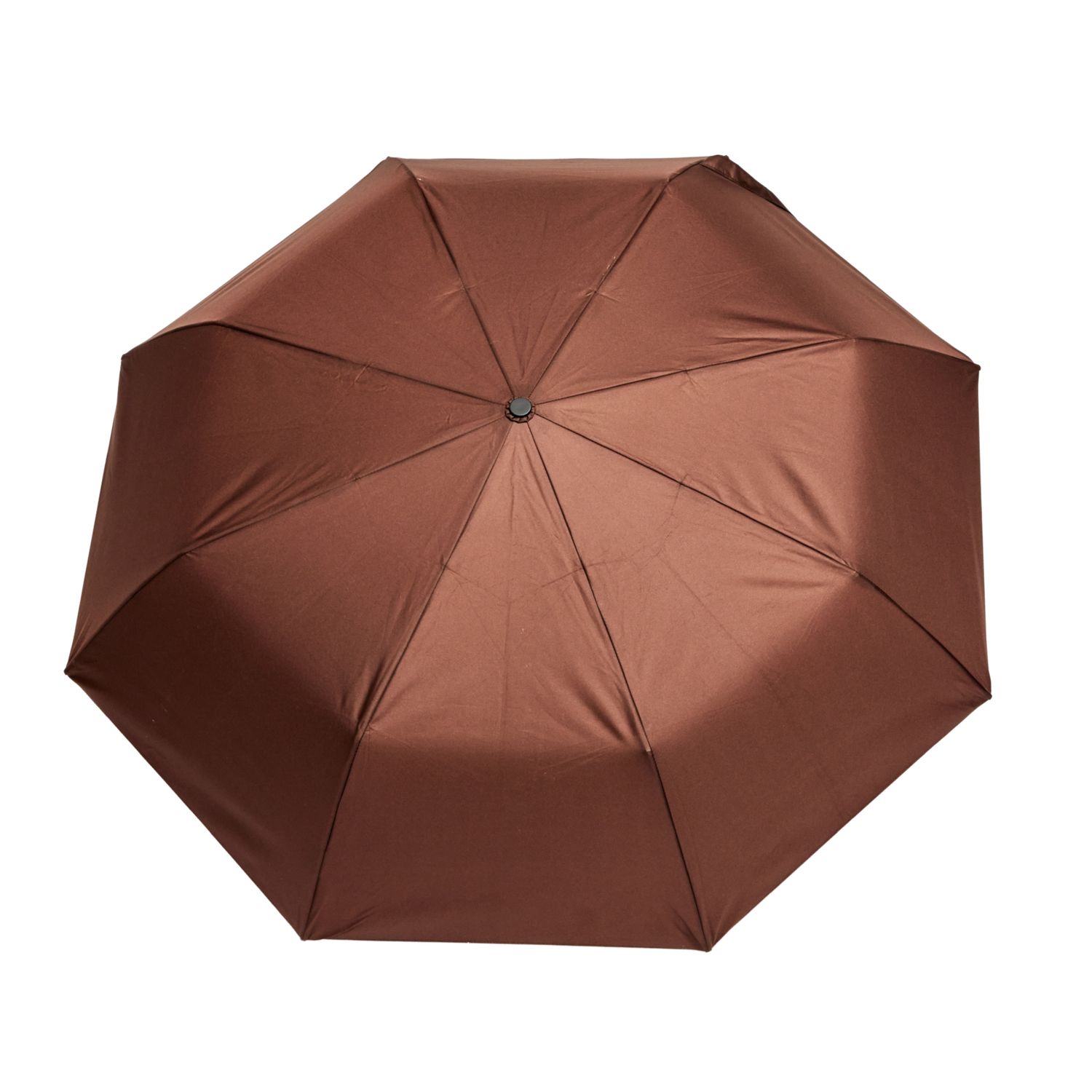 Espresso Brown Eco-Friendly Compact Umbrella
