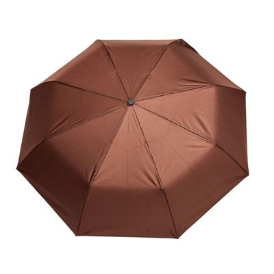 Espresso Brown Eco-Friendly Compact Umbrella