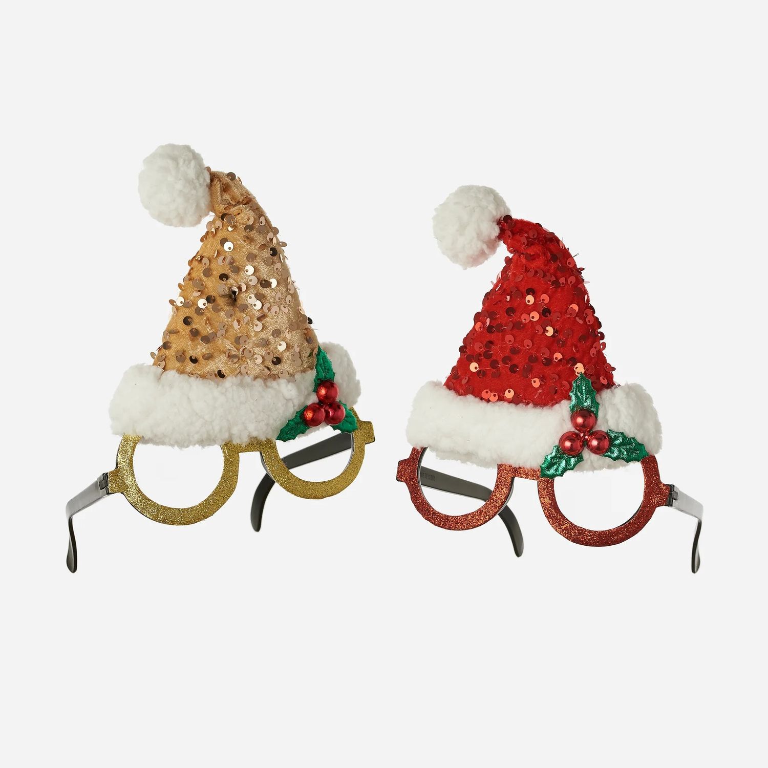 Santa Hat Glasses