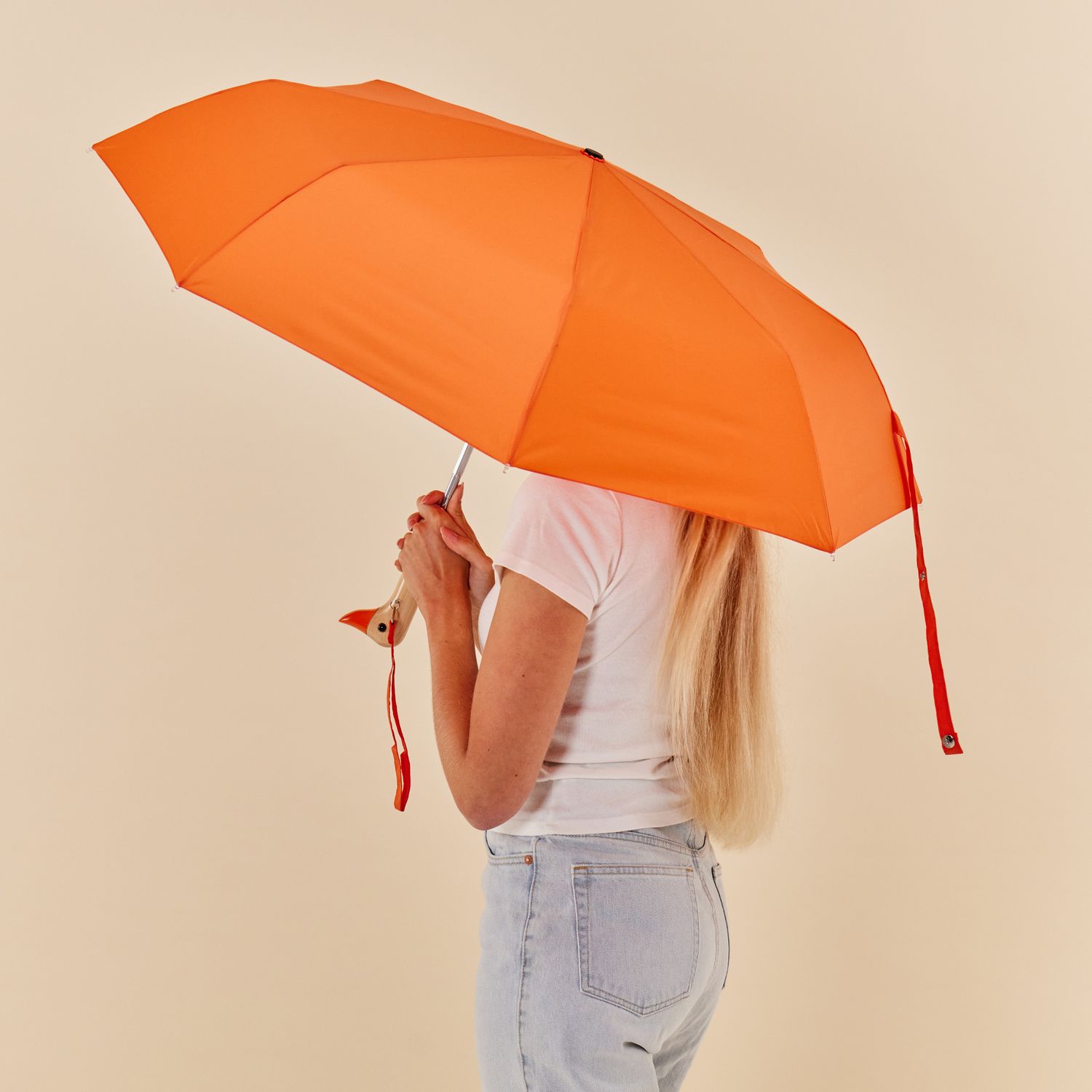 Papaya Eco-Friendly Compact Umbrella