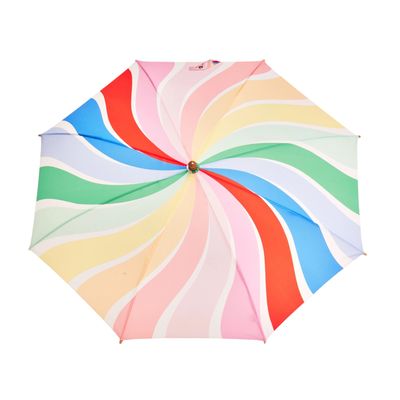 Meri Meri Rainbow Stripes Kids Duck Umbrella