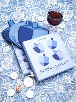 Dreidel Cocktail Napkins