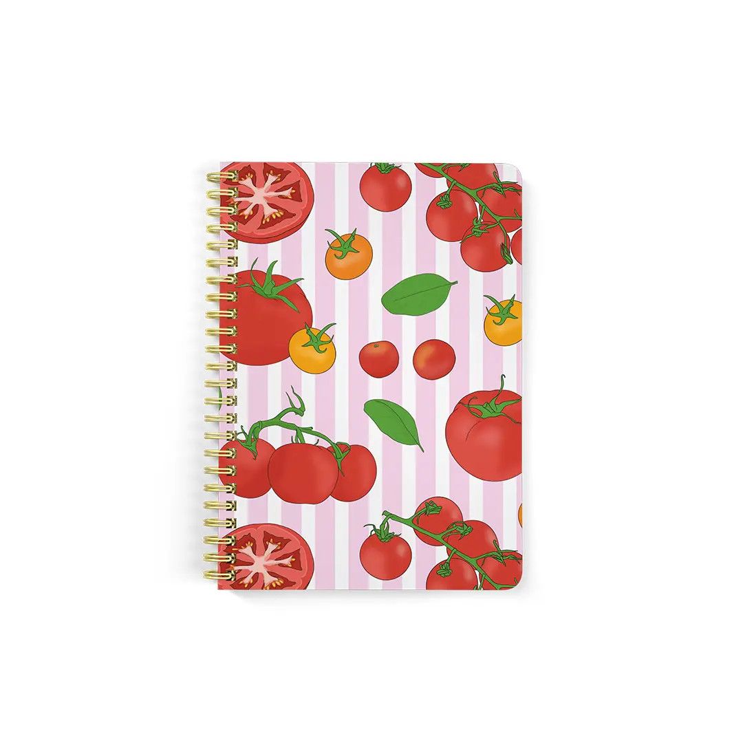 Spiral Notebook - Tomato Girl Summer