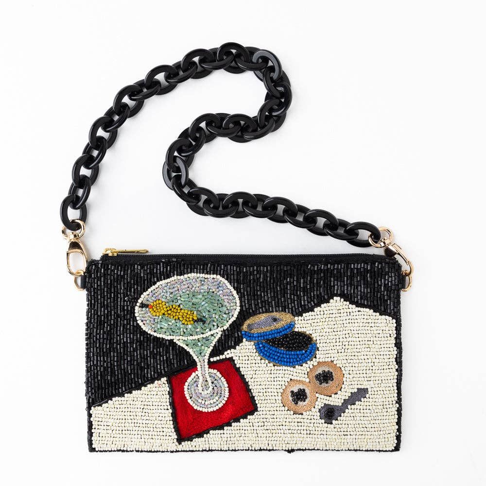 Elenor Martini + Caviar Beaded Bag