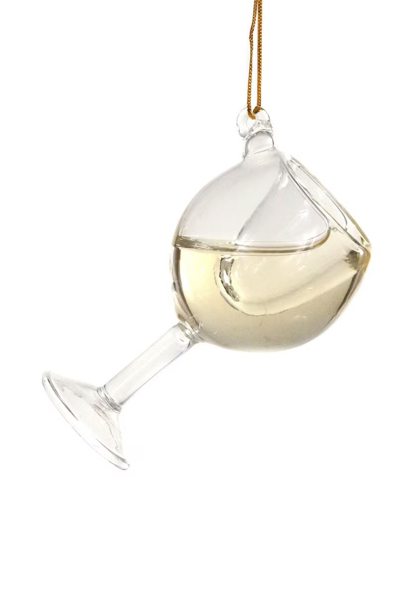 Mascoto Glass of Wine Ornament
