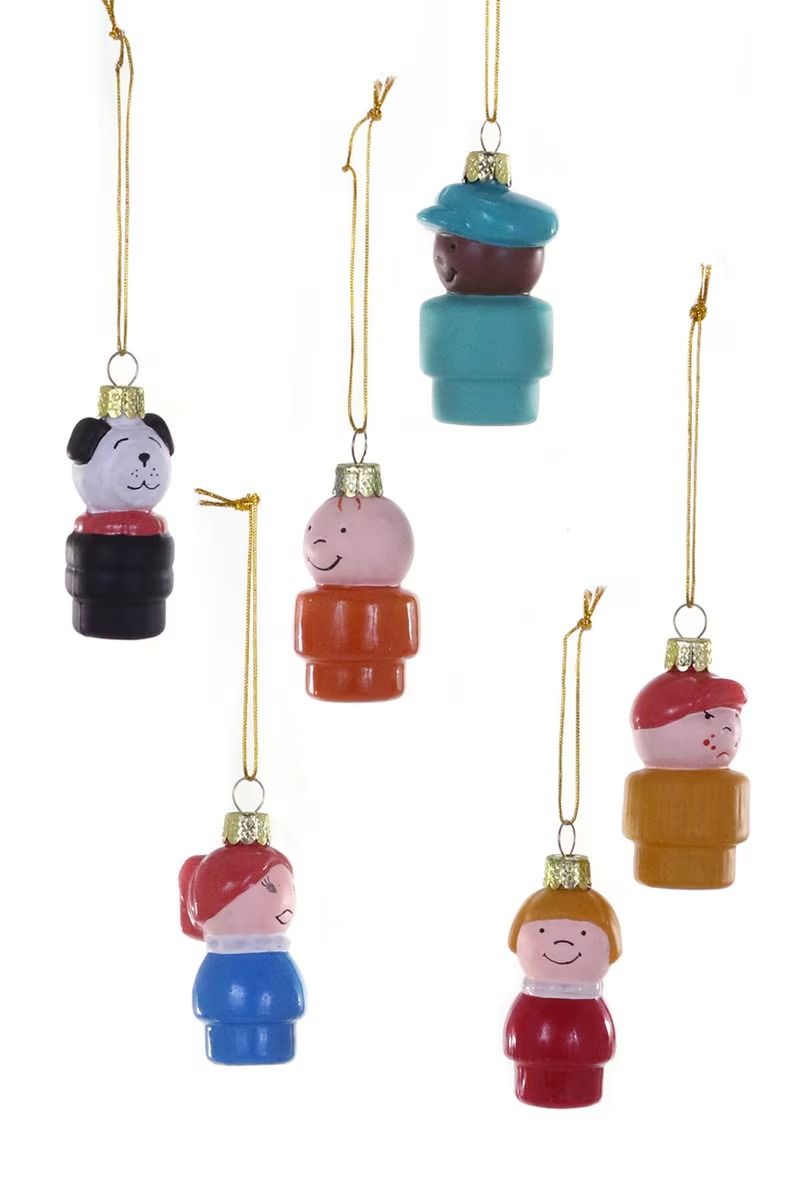 Vintage Tiny People Asst Ornament