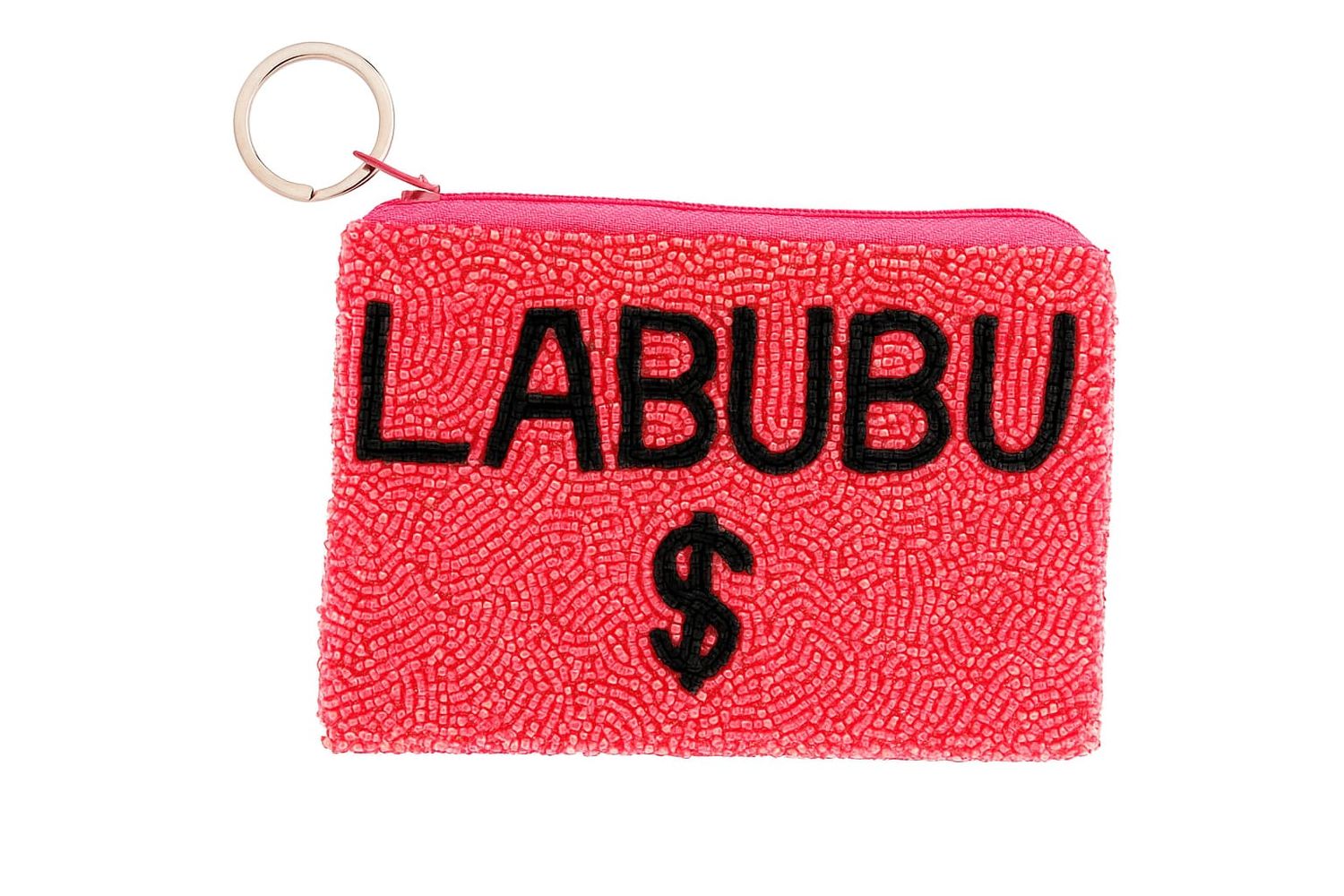 Tiana Designs Labubu Pouch Hot Pink/Black