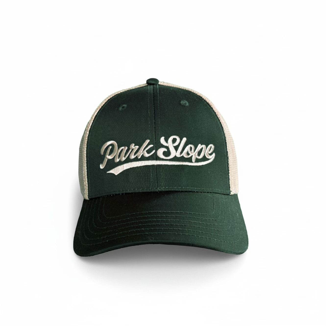 BKLYN Trucker Hat Park Slope Green