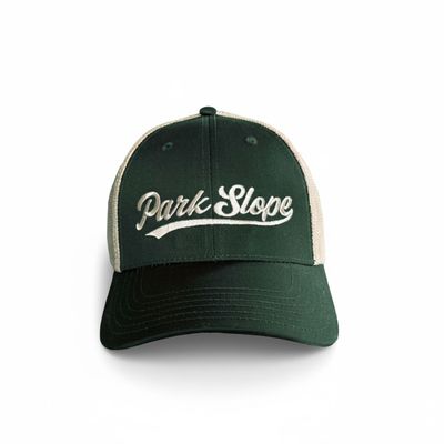 BKLYN Trucker Hat Park Slope Green