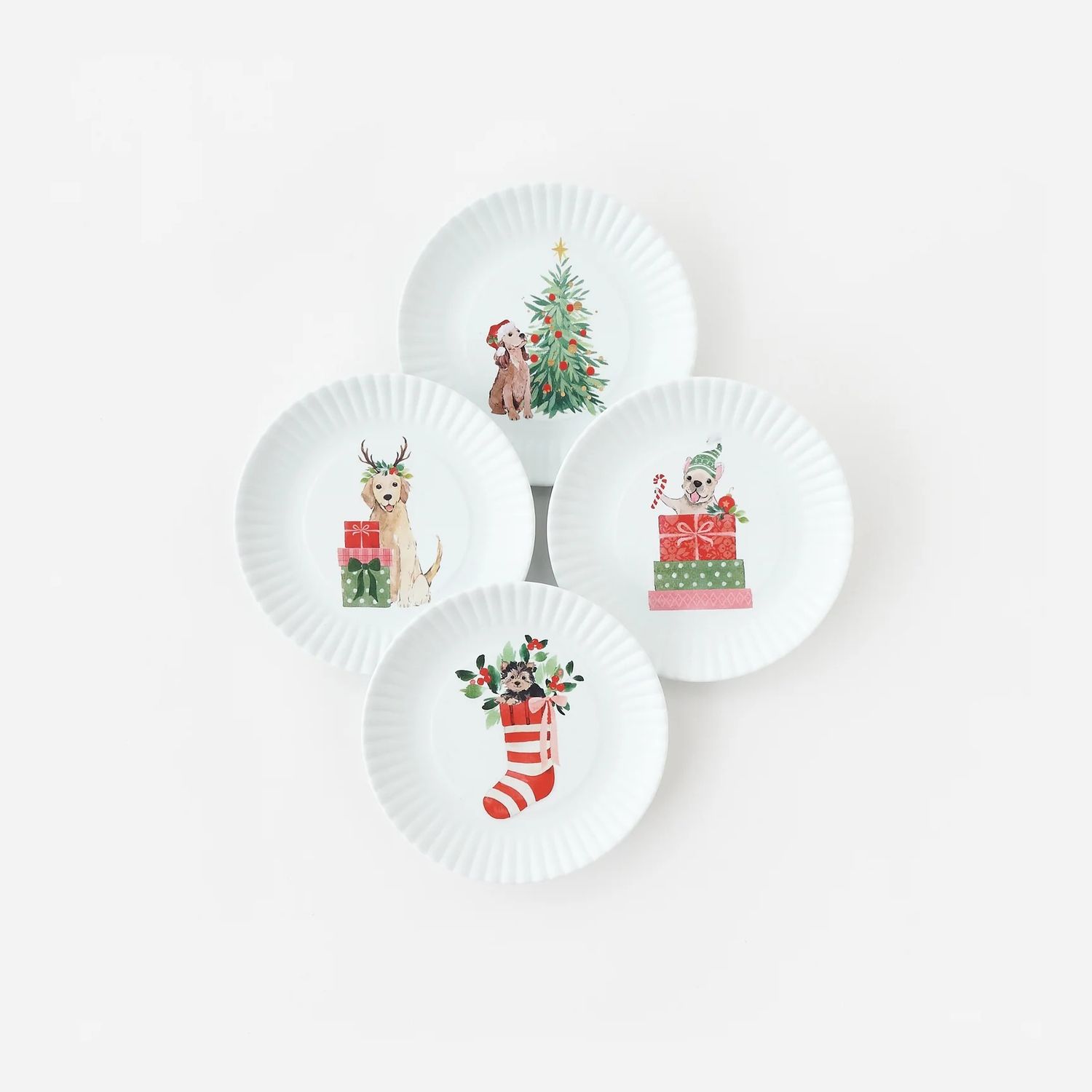 Santa Paws - Melamine Plate 7.5&quot;