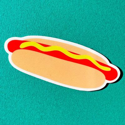 Hot Dog Sticker