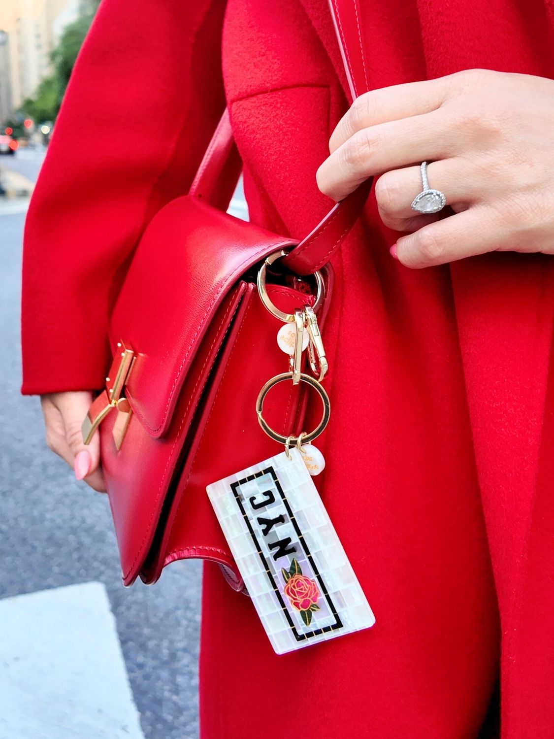 Nyc Subway Bag Charm + Keychain