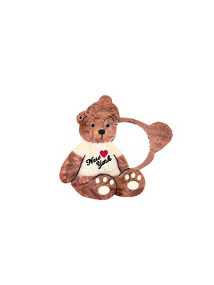 New York Teddy Bear Compact Mirror