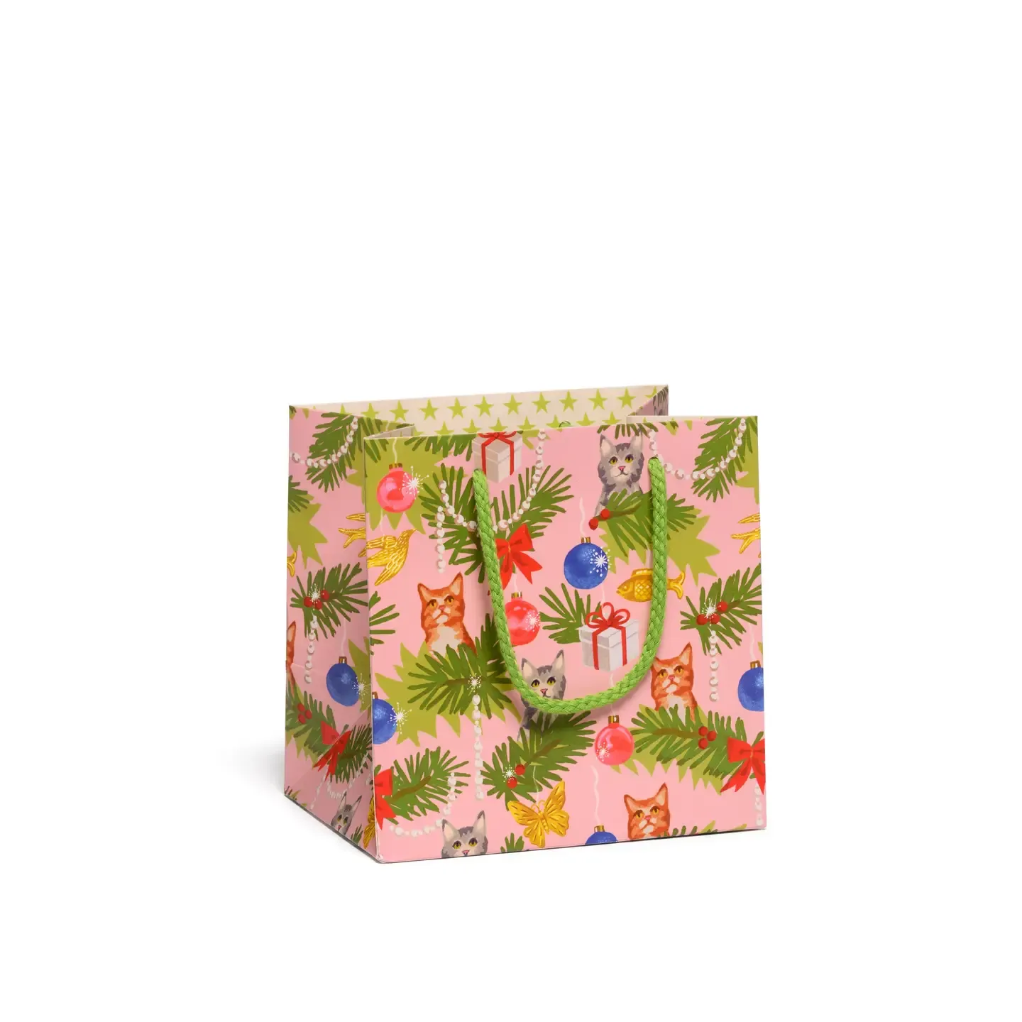 Meowy Christmas Gift Bags, Size: Small