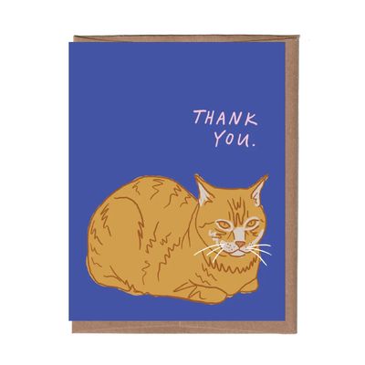 Loaf Cat Thank You