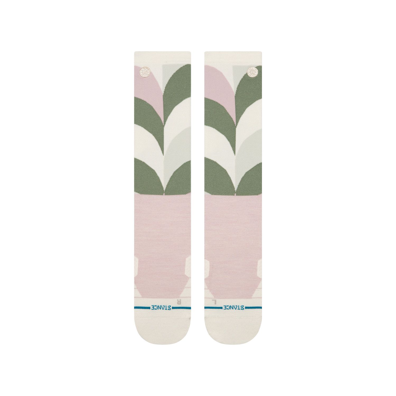 Geo Petals Wool Snow Socks
